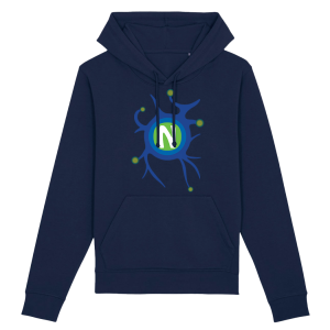 FELPA CAPPUCCIO - BLU NEURONS